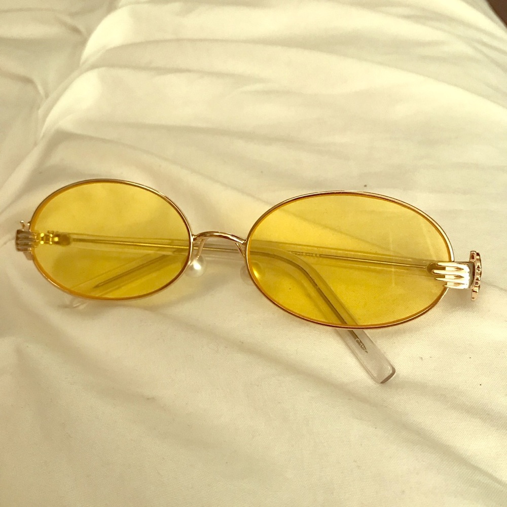 Vintage yellow sunglasses
